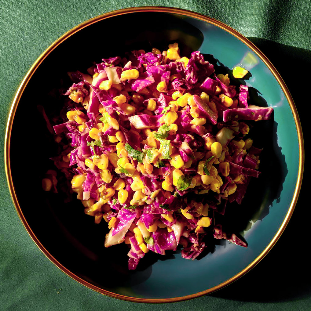 Mexican Corn Cabbage Coleslaw with Dibble Mayo
