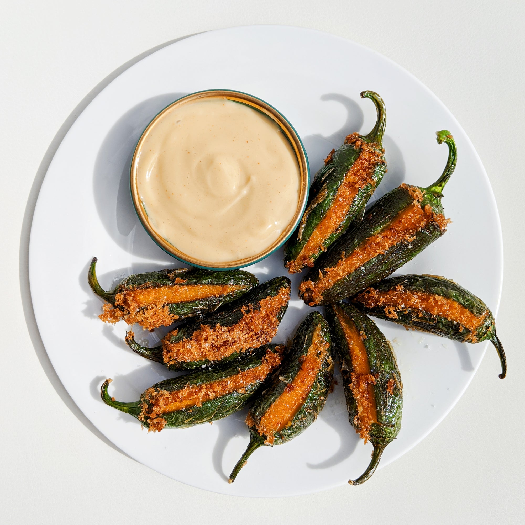 Jalapeno Poppers with Dibble Sweet Mustard Mayo