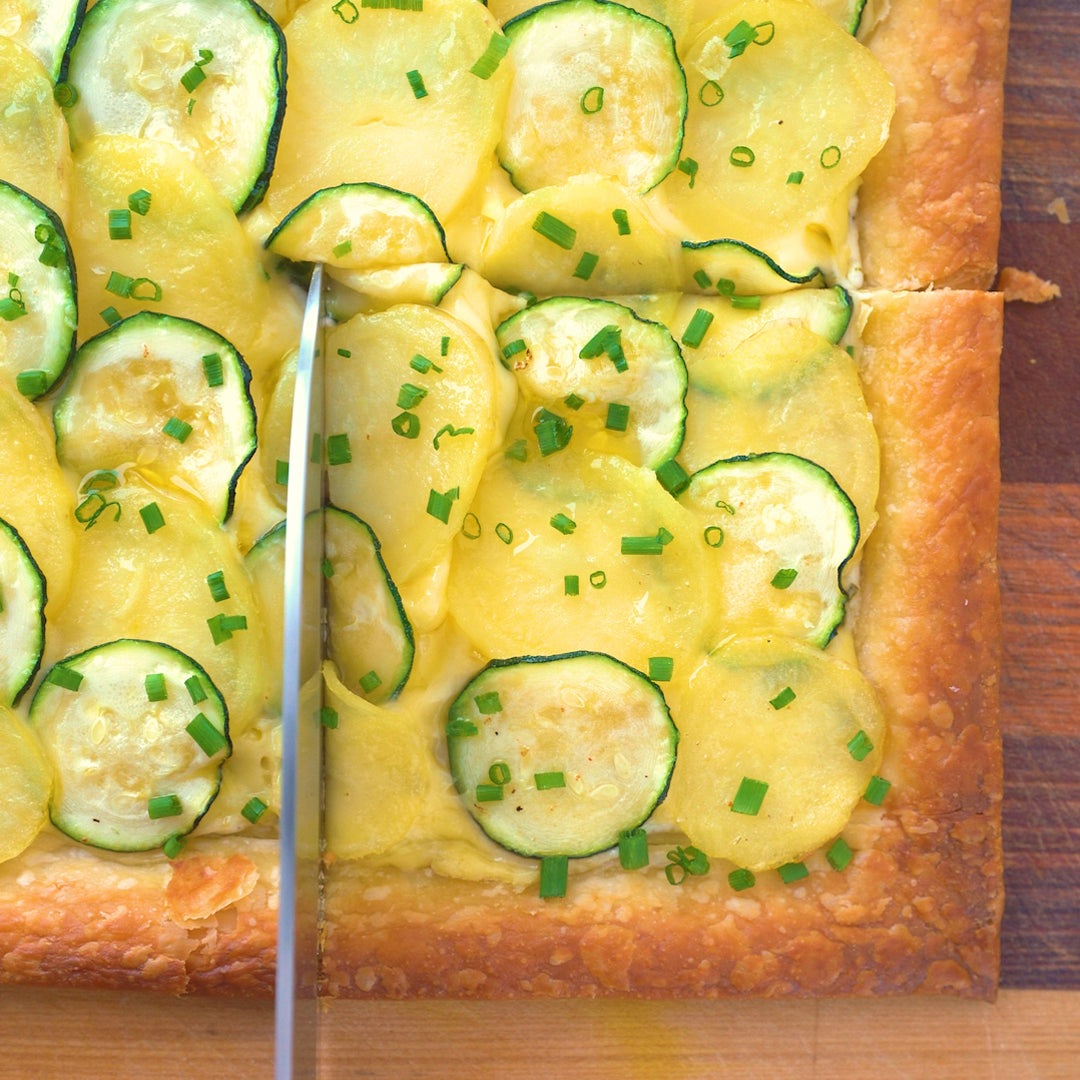 Potato and Zucchini Tart