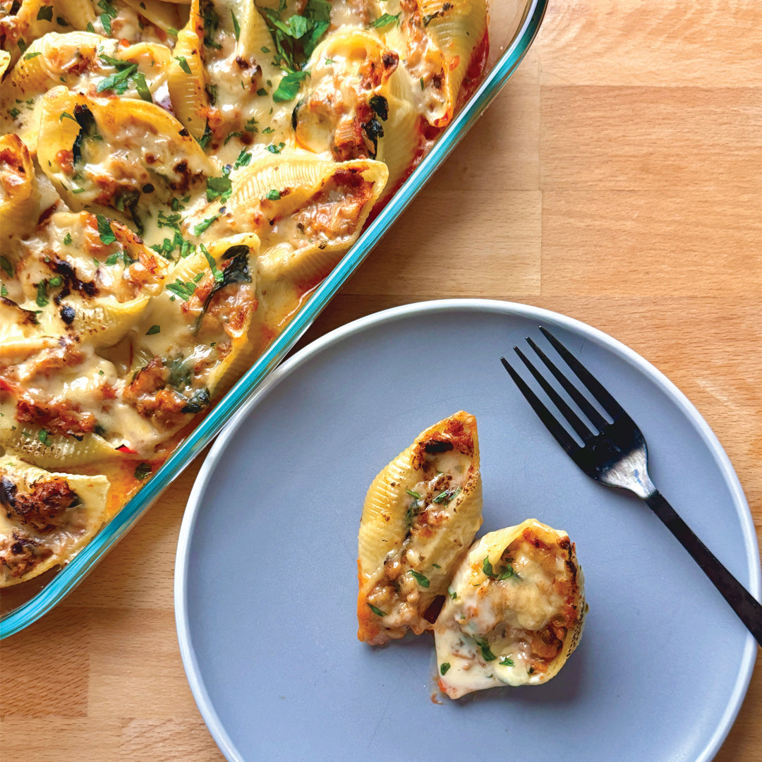 Food Dibble Sausage Stuffed Pasta Shells - Dibble Foods