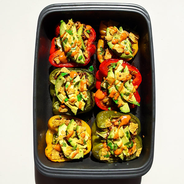 Food Dibble Quinoa Stuffed Peppers - Dibble Foods