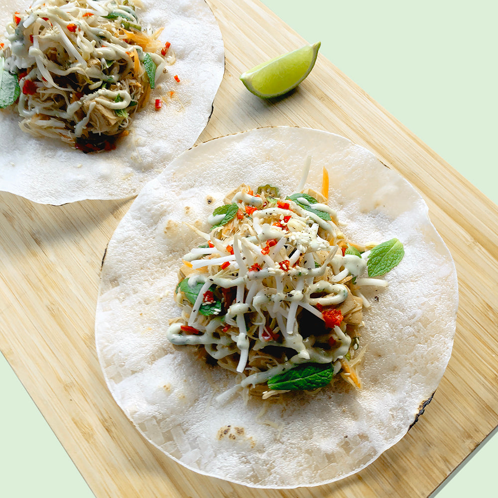 Vietnamese Warm Salad with Dibble Mint Mayo